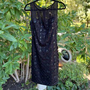 Karl Lagerfeld Cocktail Dress, Black, Sz 2